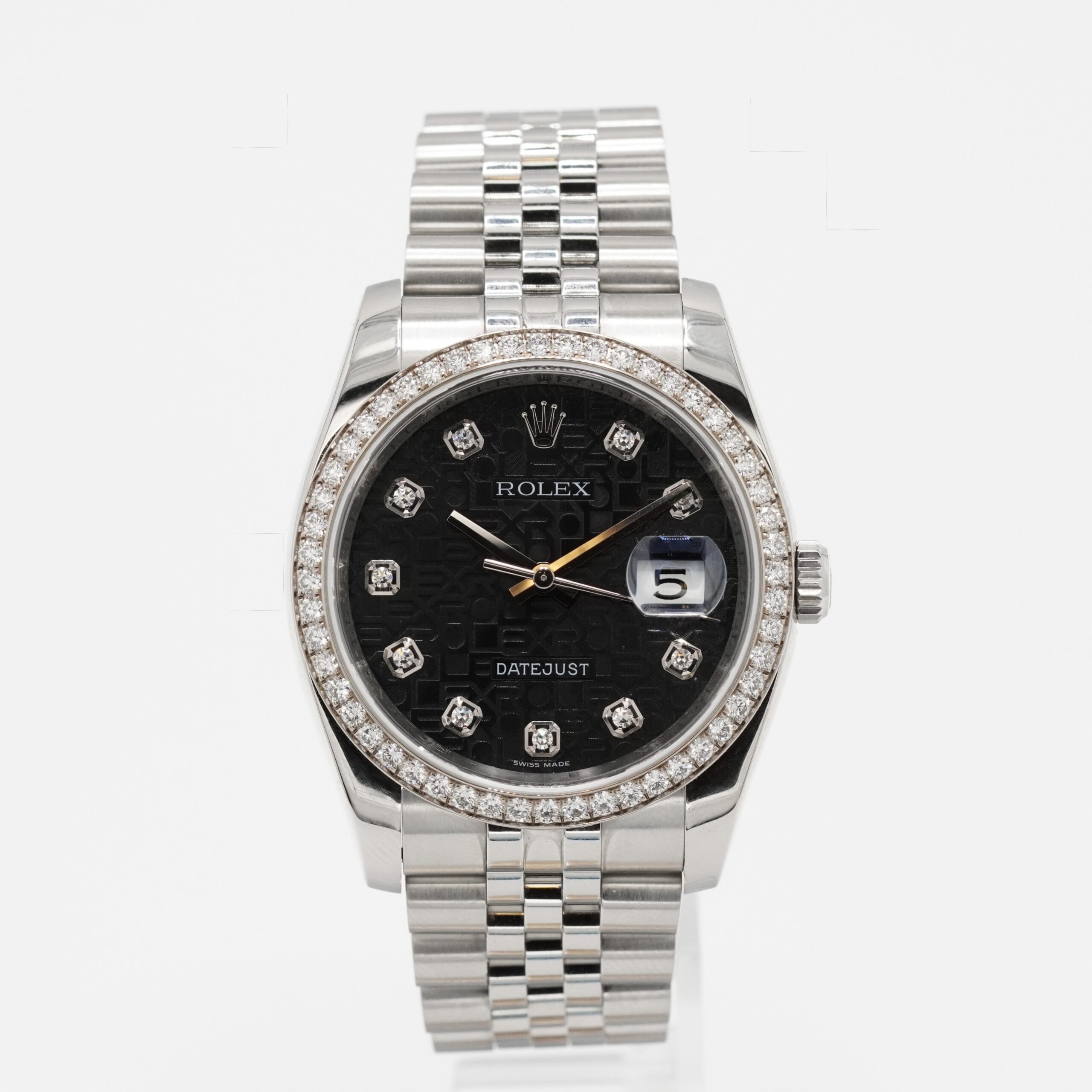 Rolex Datejust Factory diamonds bezel